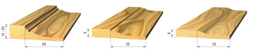 Konterprofiler-Abplattfräser Set 183x30/40x30xZ=2+2 in Alu